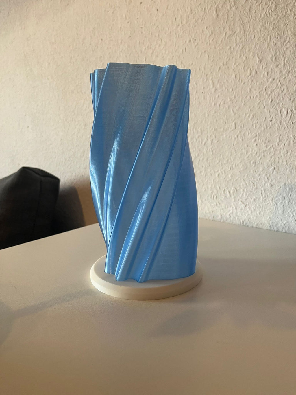 Spiral-Lampe mit Farbwechsel-LED – Moderne Lampe 3D Gedruckt