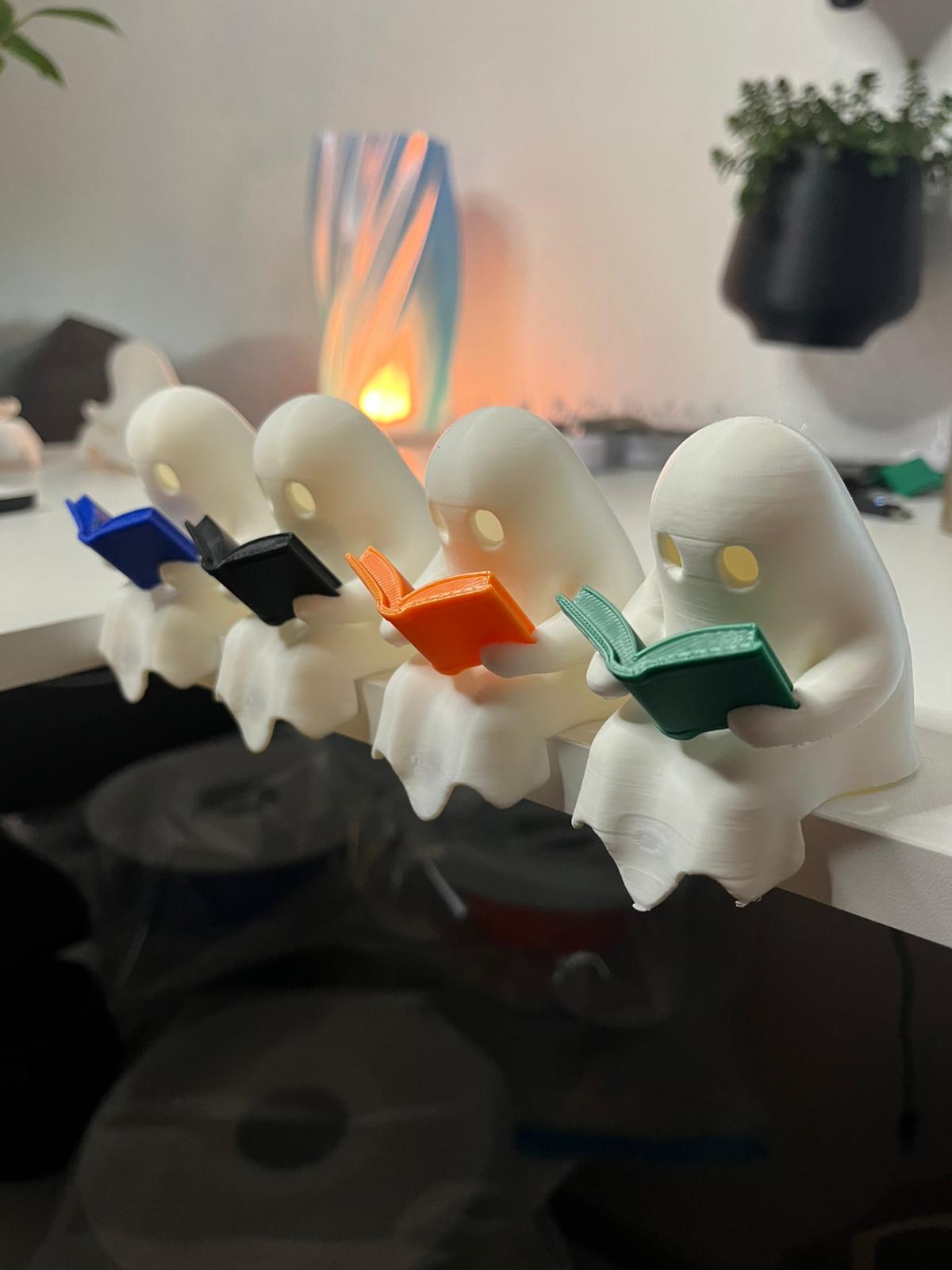 Lesender Geist-Deko-Licht – 3D-gedrucktes LED-Teelicht