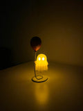 Geist mit Ballon – LED Dekofigur (3D-gedruckt, inkl. Bleigewicht & LED-Teelicht)
