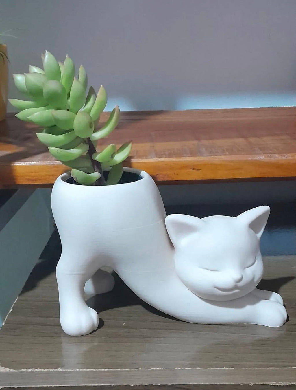 Katzen-Blumentopf – Deko Pflanzgefäß in Katzenform