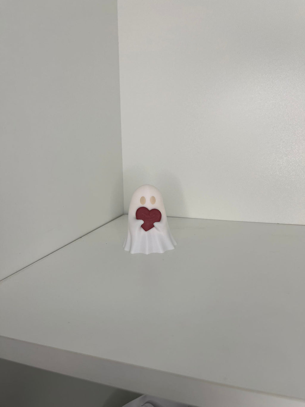 Leuchtender Geist mit Herz – 3D-gedruckte LED Deko | Warmes Nachtlicht & Geschenkidee