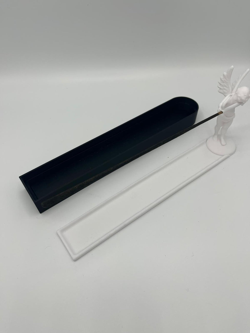Engel Räucherstäbchenhalter mit Bogen 3D-gedruckt