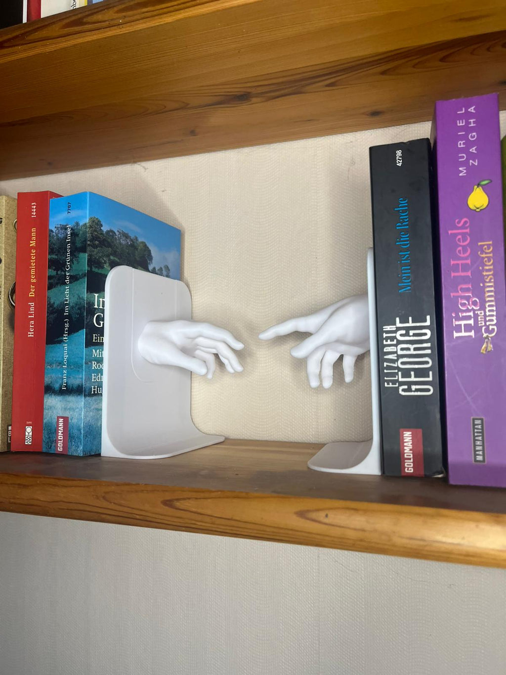 Moderne Hände Buchstütze Kreative Bookends Deko fürs Bücherregal