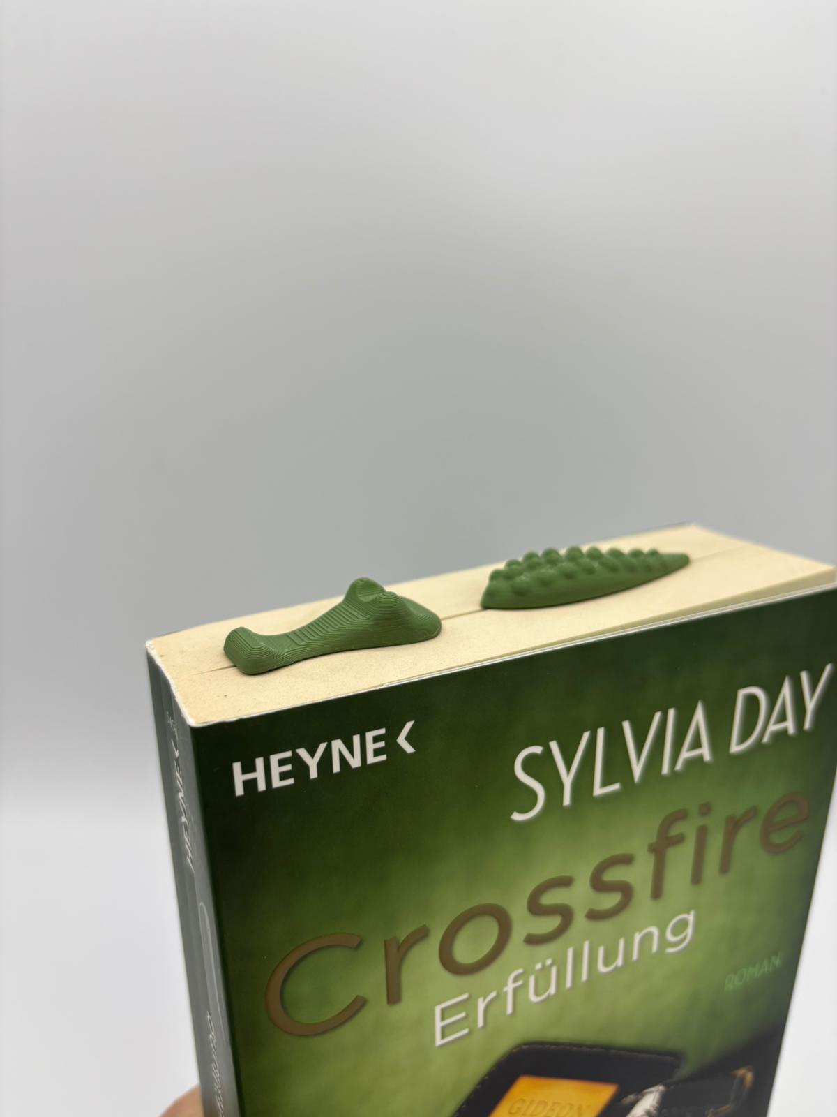 Krokodil Lesezeichen –  Seitenhalter für Bücher