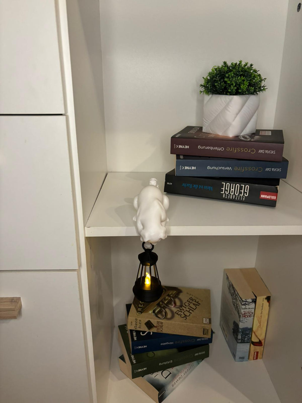 Hunde Lampe mit Laterne - 3D Gedruckt mit Led Licht