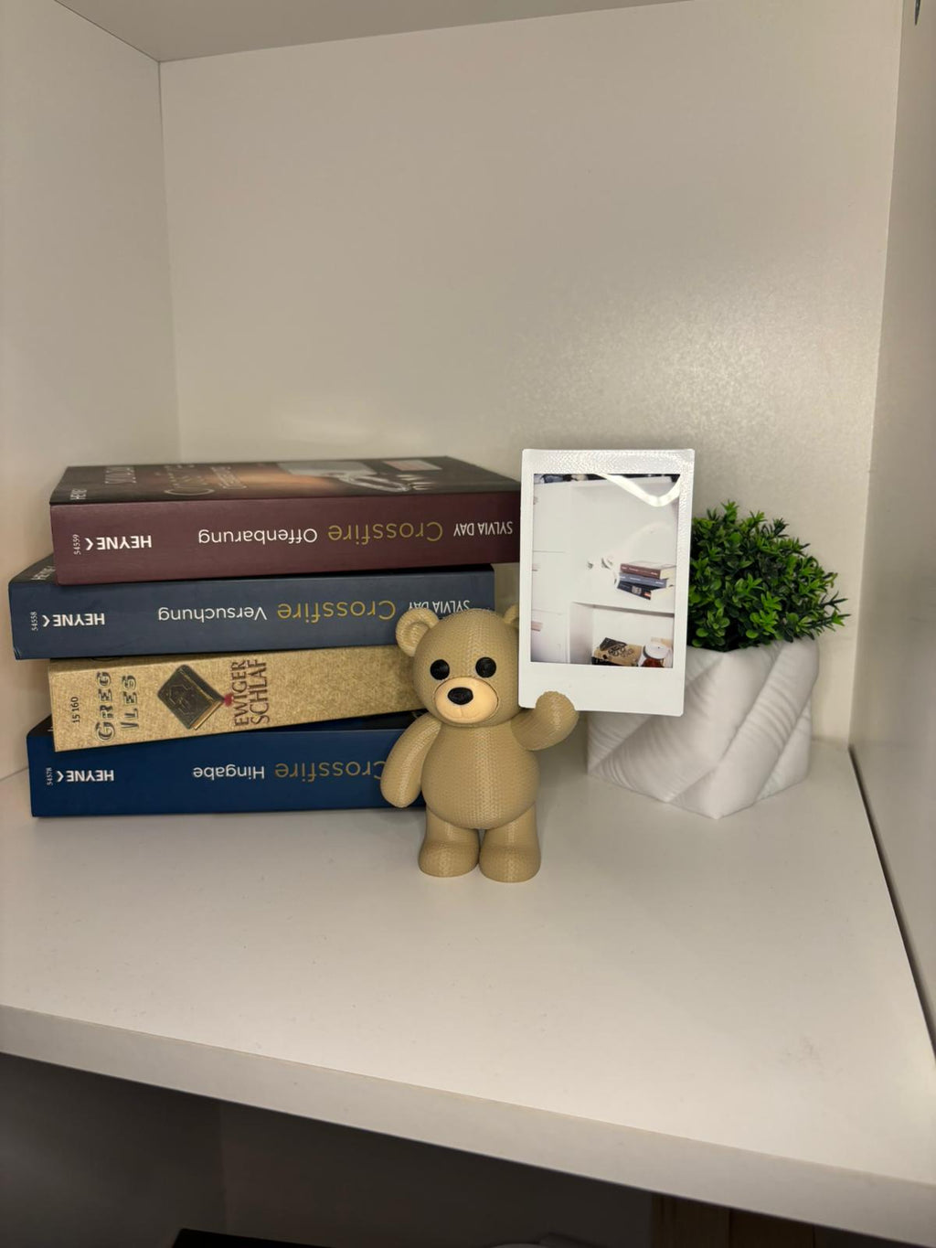 Teddybär Foto & Notizhalter – 3D gedruckt | InstaX Bildhalter