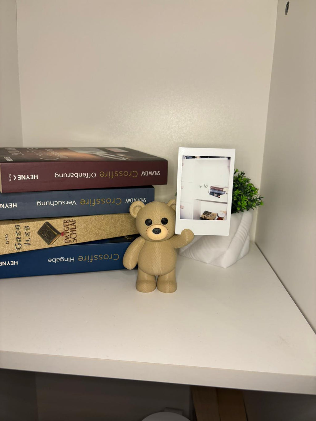 Teddybär Foto & Notizhalter – 3D gedruckt | InstaX Bildhalter