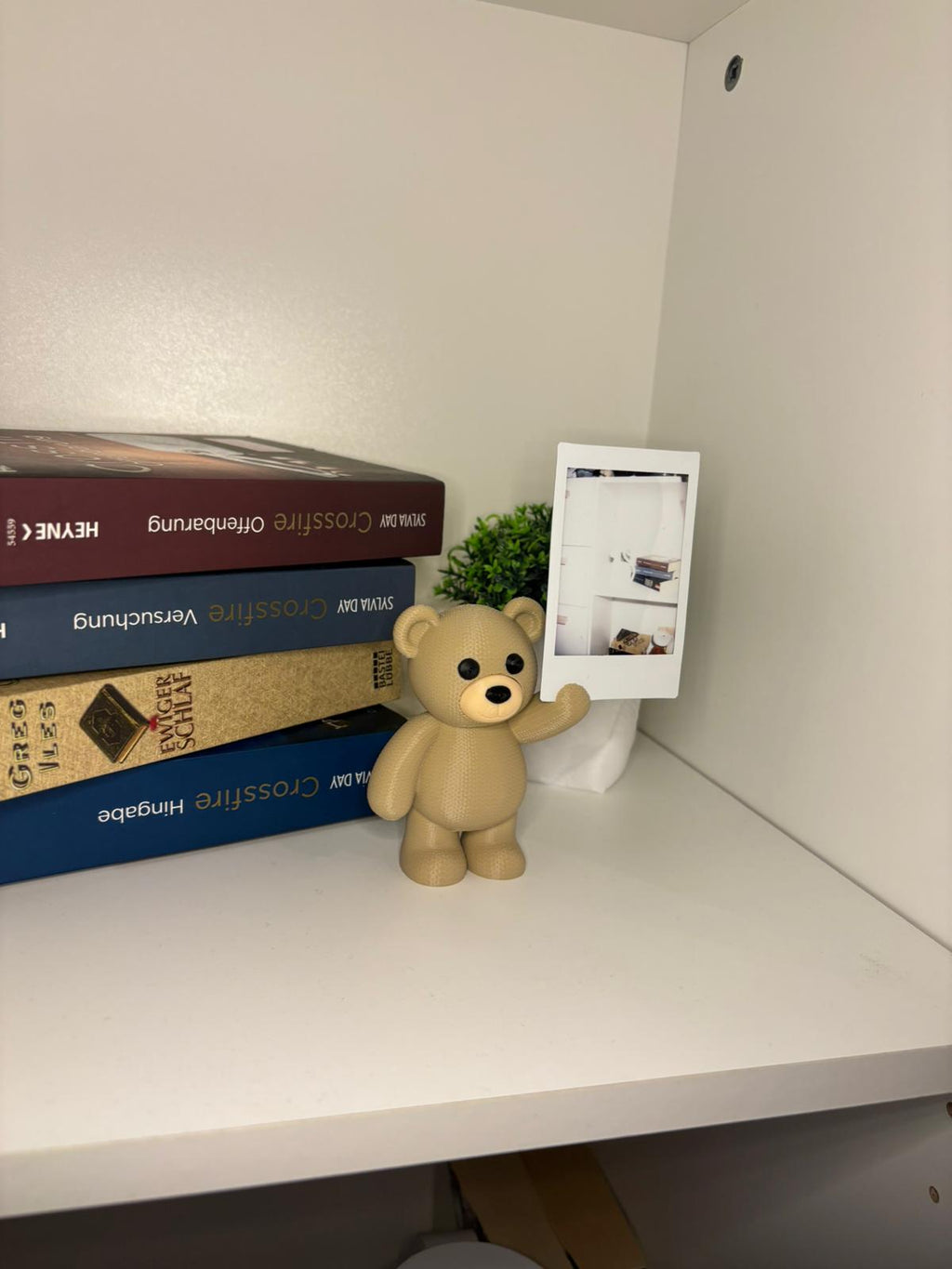 Teddybär Foto & Notizhalter – 3D gedruckt | InstaX Bildhalter