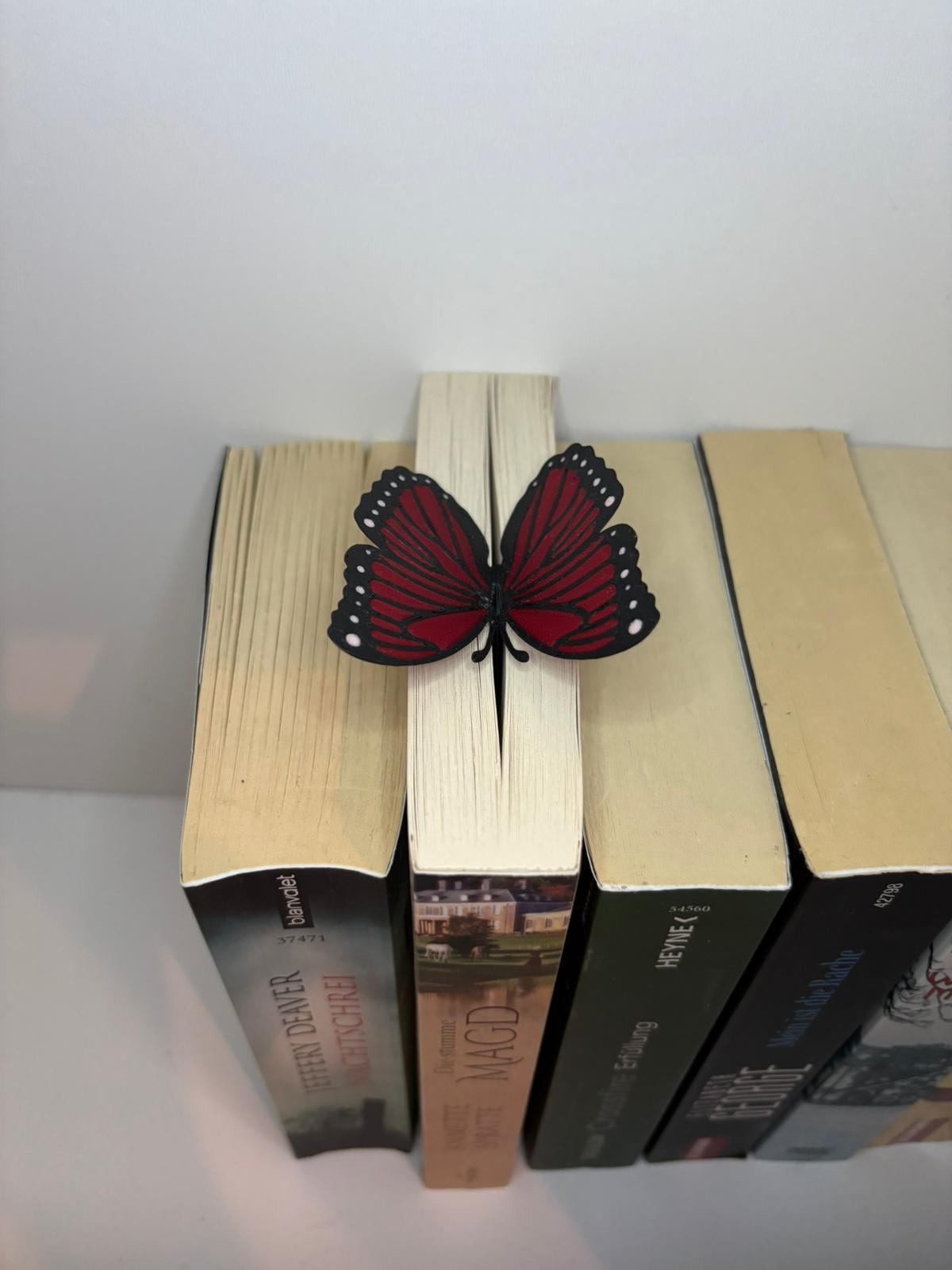 Schmetterling Lesezeichen – Elegantes Lesezeichen 3D Gedruckt