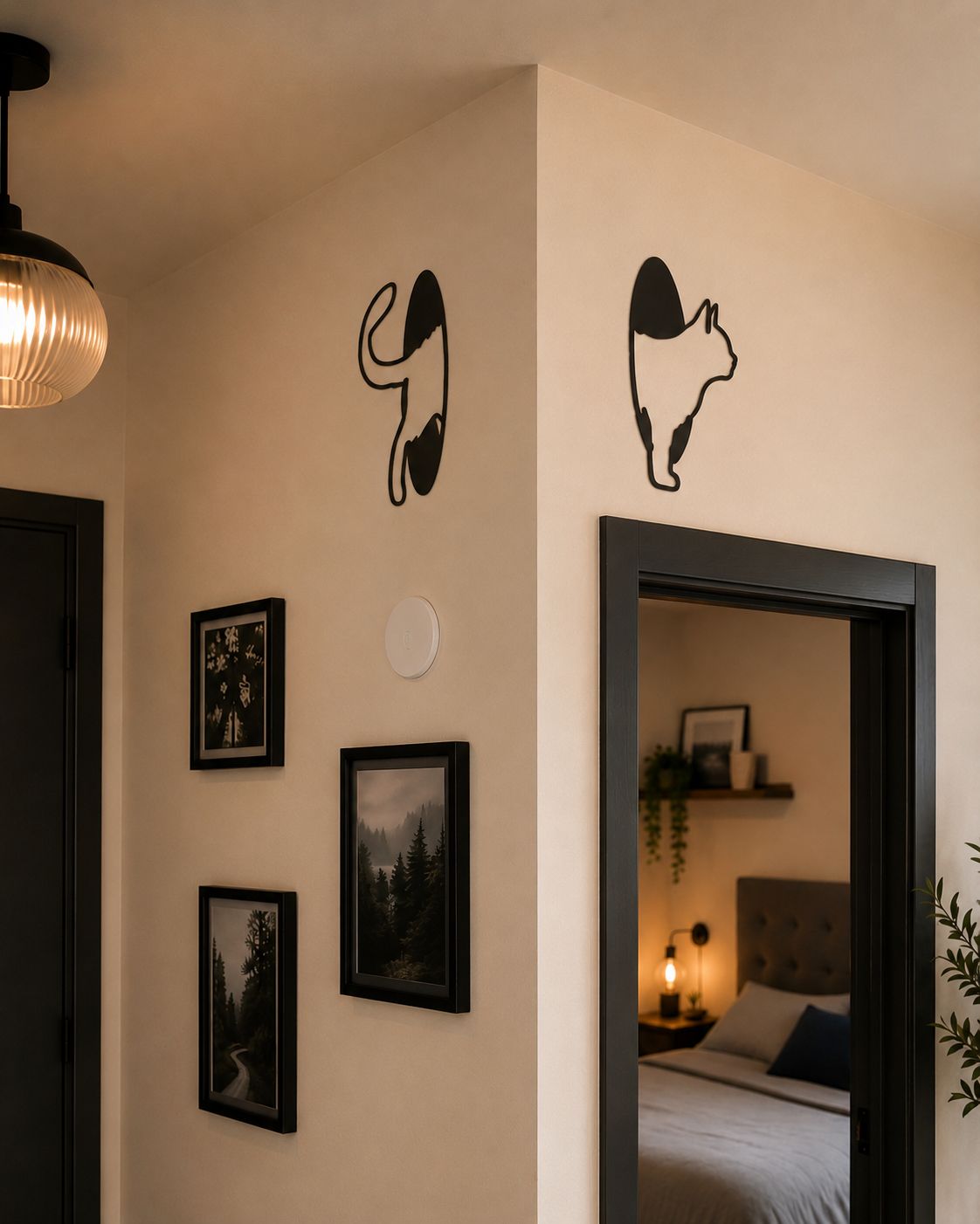 Katzen Wanddeko Portal – Katzen Deko für Wand & Ecke
