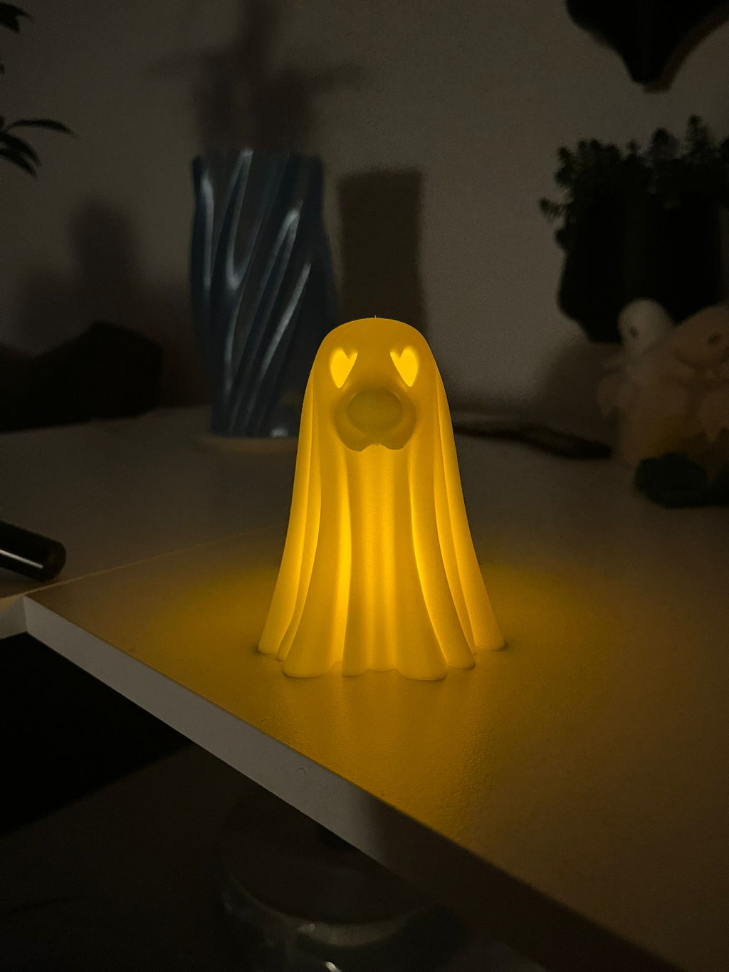 Leuchtender Geisterhund - 3D-gedruckte LED-Figur