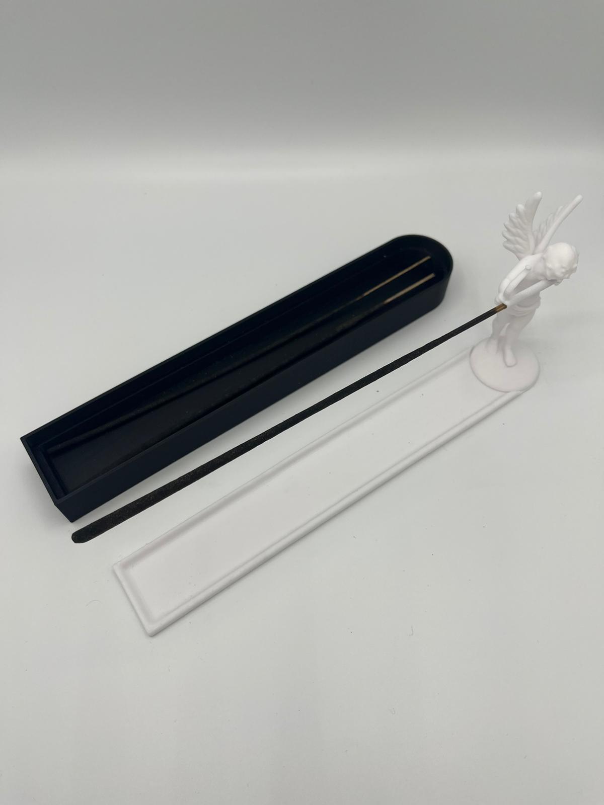 Engel Räucherstäbchenhalter mit Bogen 3D-gedruckt