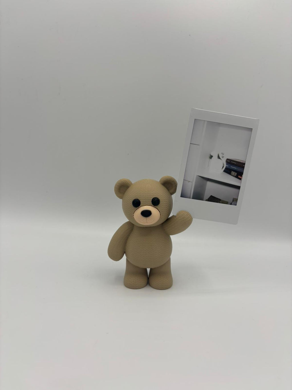 Teddybär Foto & Notizhalter – 3D gedruckt | InstaX Bildhalter