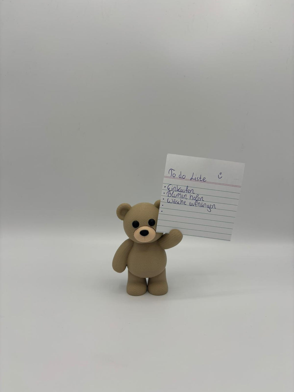 Teddybär Foto & Notizhalter – 3D gedruckt | InstaX Bildhalter