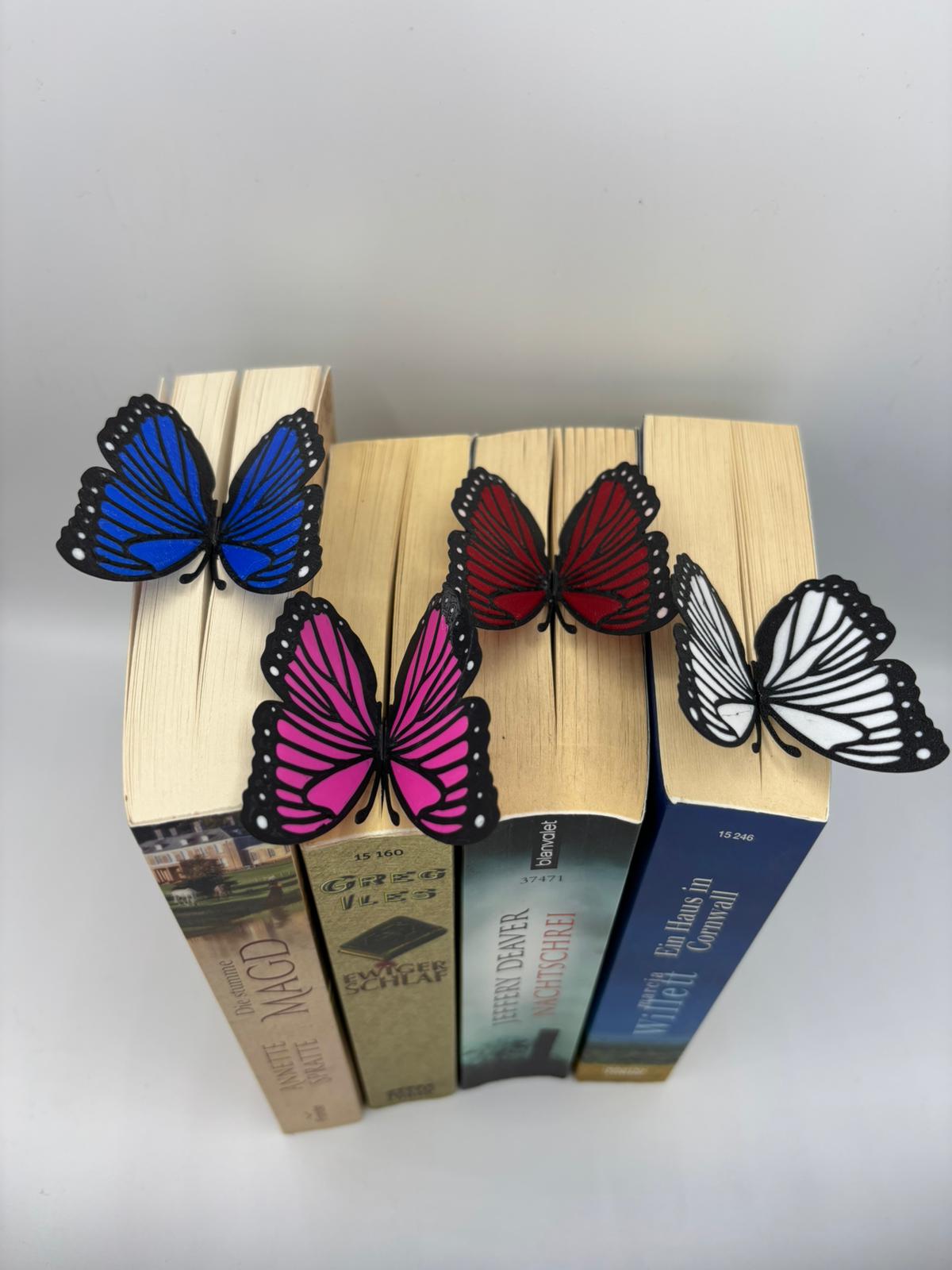Schmetterling Lesezeichen – Elegantes Lesezeichen 3D Gedruckt