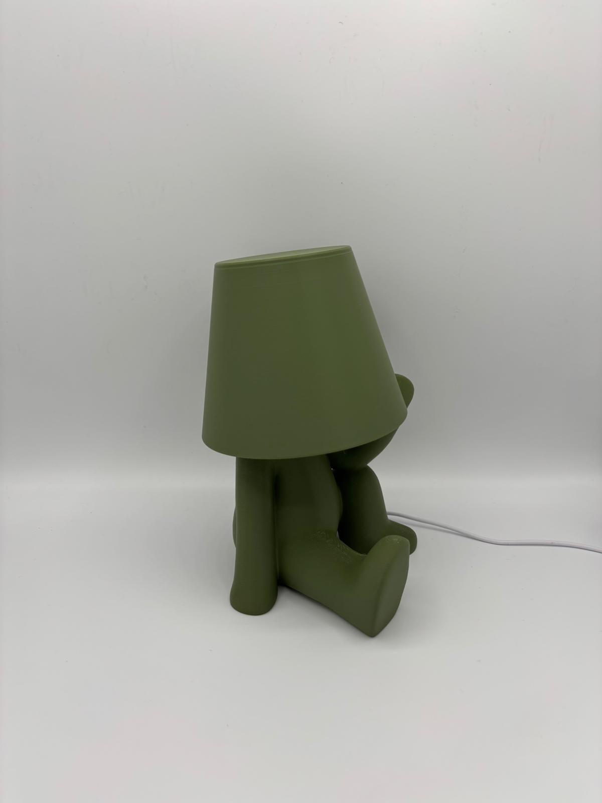 Designer Figuren Tischlampe mit RGB Licht – Moderne Deko Lampe mit Fernbedienung